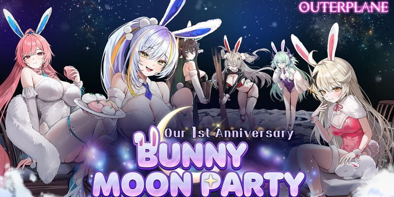 Outerplane запускает предрегистрацию 'Bunny Moon Party' в честь первой годовщины под MAJOR9