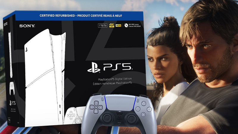 PlayStation дарит скидку $40 на восстановленные PS5 и DualSense в преддверии GTA 6