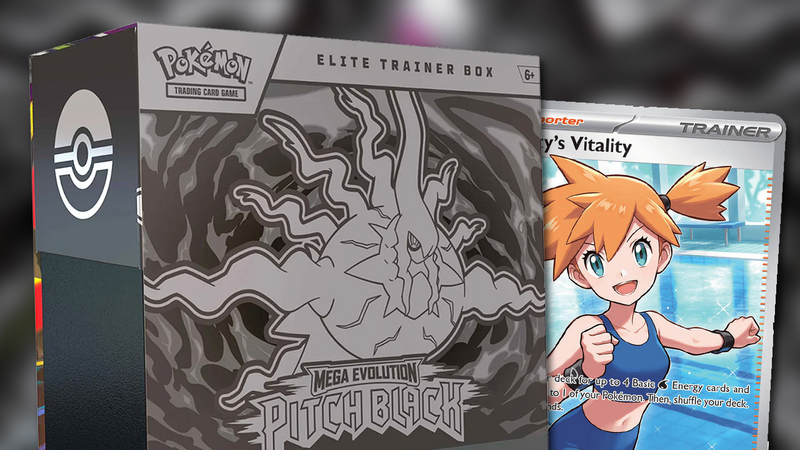 Pokémon TCG: Pitch Black Elite Trainer Box снова в наличии на Amazon