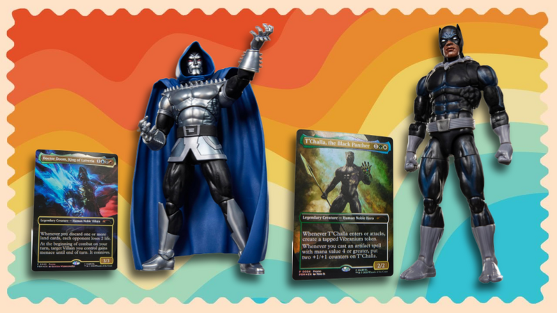 Marvel Legends фигурки с MTG картами: новая коллаборация