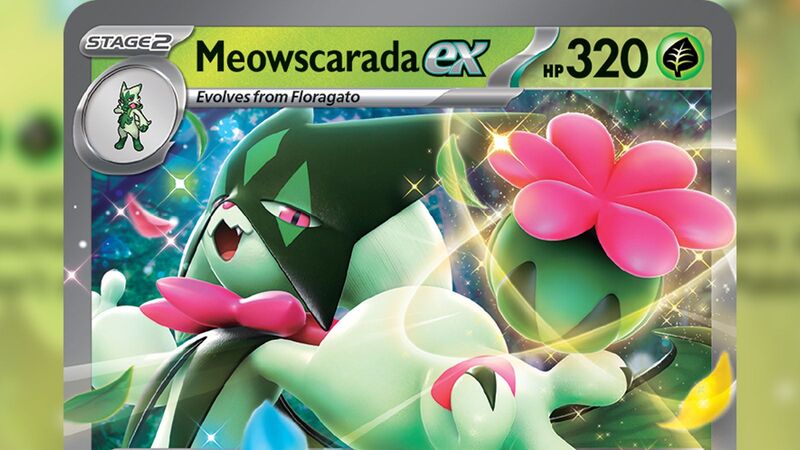 Pokémon TCG: Mega Evolution — Delta Reign — первые карты Sprigatito, Floragato и Meowscarada ex