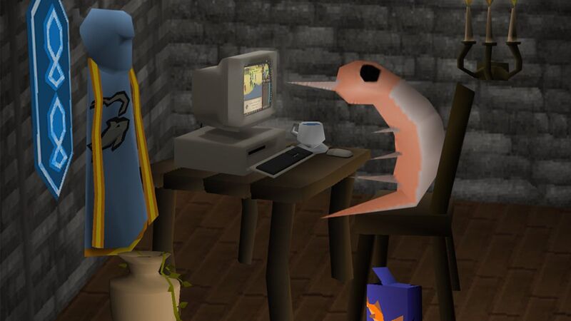 Old School RuneScape официально признала игрока, достигшего 99 уровня рыбалки на креветках и анчоусах