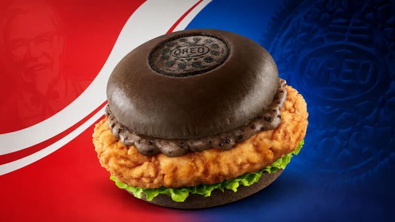 KFC и Oreo: Бургер с курицей и печеньем — гастрономический шок