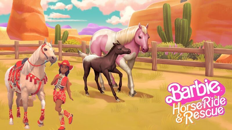 Barbie: Horse Ride & Rescue добавляет крошечных жеребят в новом обновлении
