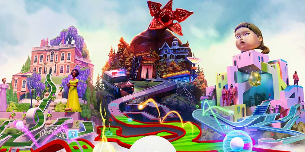 Netflix Minigolf: хаотичный мини-гольф с персонажами Squid Game и Stranger Things на вашем телефоне