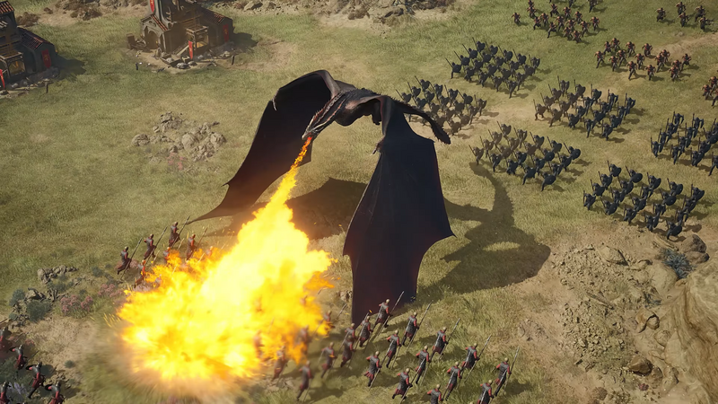 Game of Thrones: War for Westeros геймплей показывает драконий огонь