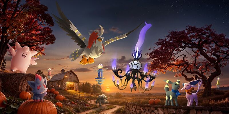 Pokémon Go Twilight Trails: ловите Maschiff и Мега-эволюции Chandelure и Staraptor