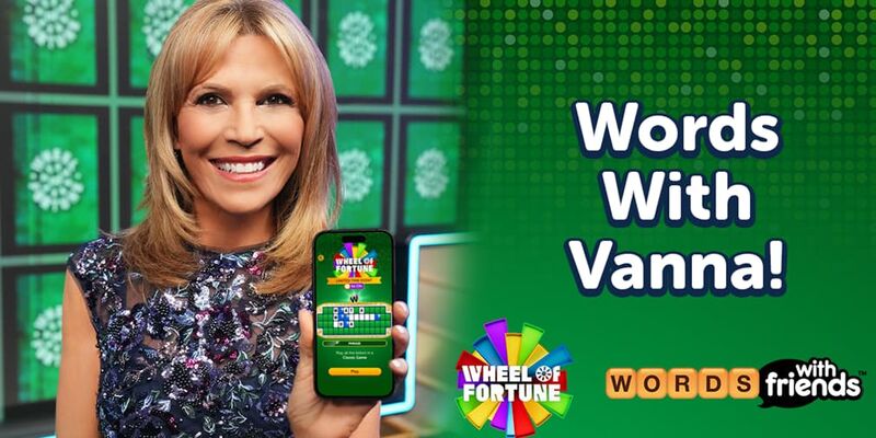 Words with Friends объединяется со звездой Wheel of Fortune Ванной Уайт