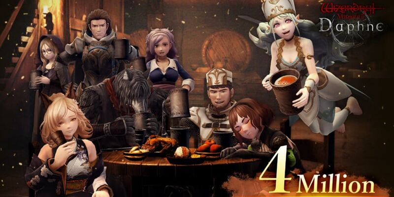 Wizardry Variants Daphne отмечает 4 миллиона игроков: дары и уникальные награды
