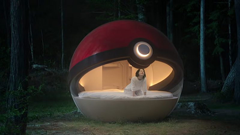Pokémon Sleep: теперь можно переночевать внутри гигантского Покебола в Японии