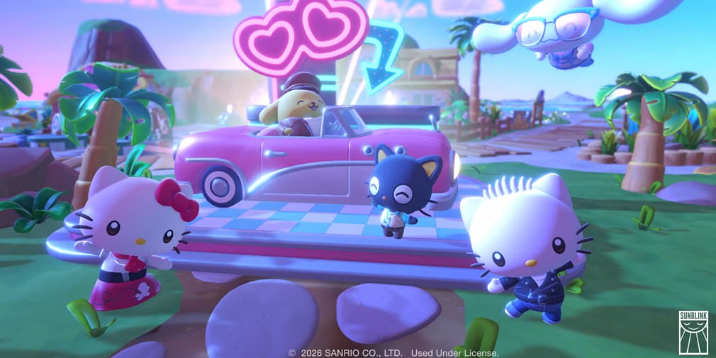 Hello Kitty Island Adventure встречает Фестиваль Дружбы с ретро-декором 50-х