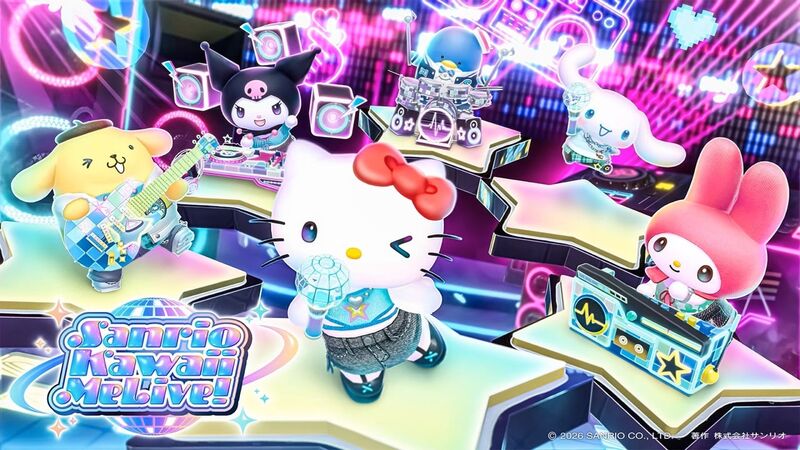 Sanrio Kawaii Me Live! — открыта предрегистрация на мобильный ритм-игру