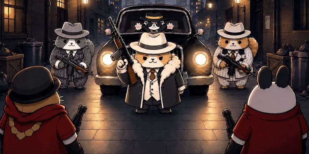 Cat Mafia: Idle Tycoon Games — управляйте кошачьей мафией на мобильных