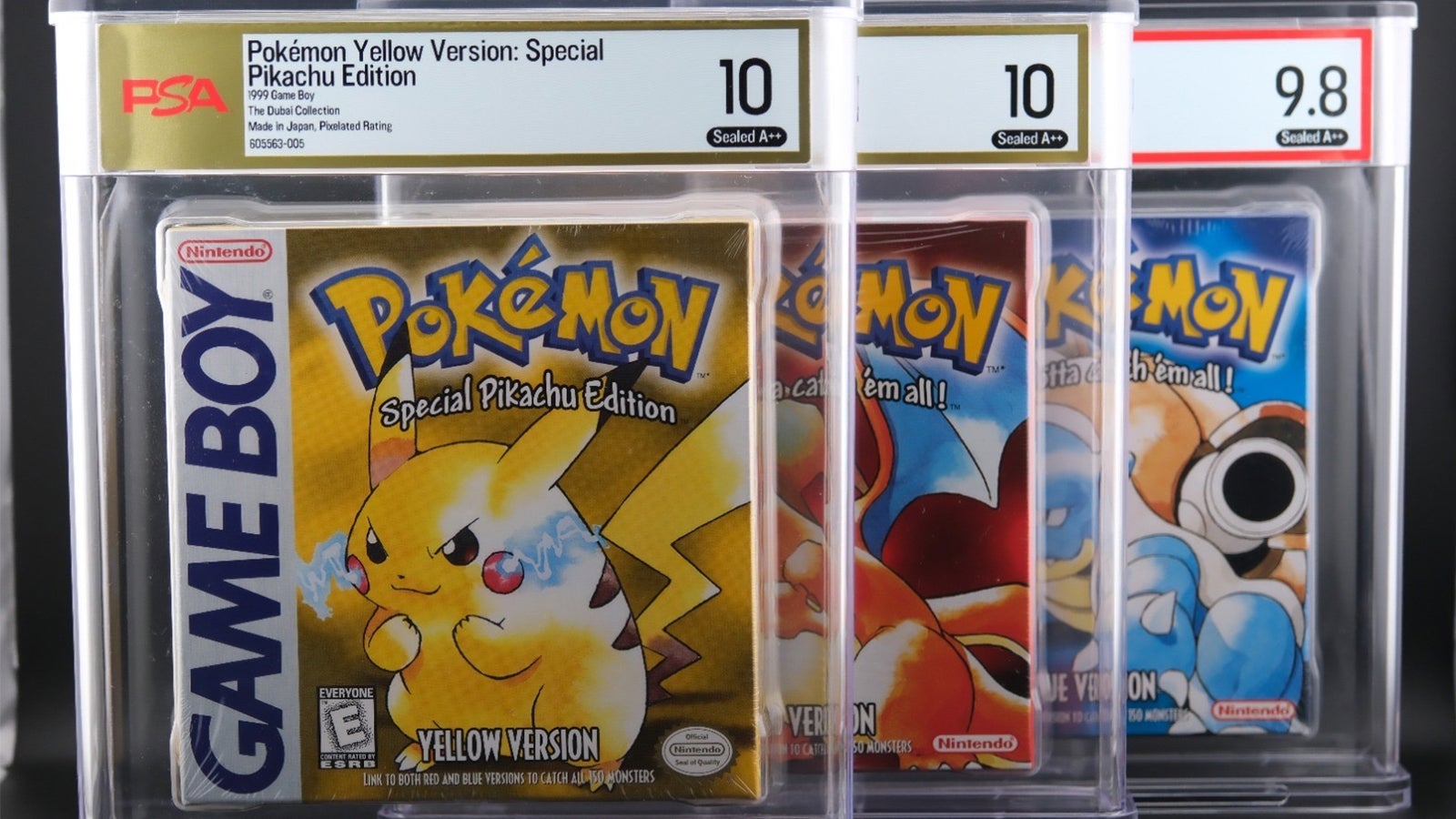 Pokemon Red, Blue и Yellow проданы за $2 миллиона: рекордная сделка