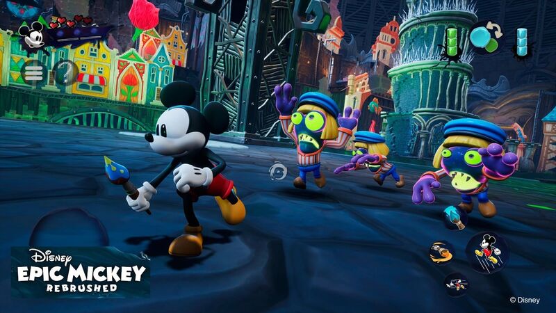 Disney Epic Mickey: Rebrushed вышла на Android — 3D-платформер с волшебной кистью
