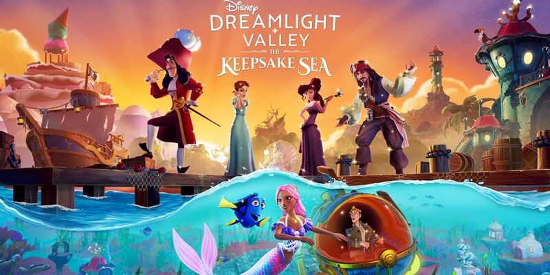 Disney Dreamlight Valley раскрывает детали масштабного расширения Keepsake Sea