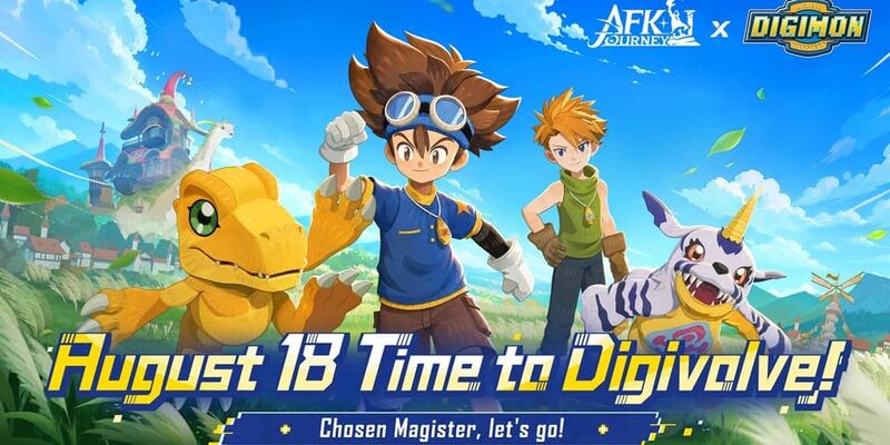 AFK Journey и Digimon: коллаборация с Таичи и Ямато